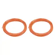 18AWG Gauge Stranded Hook-Up Wire PVC Tinned Copper Wire 7.5m/25ft Orange