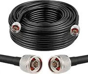 MOOKEERF 75FT N Cable - Low Loss N Male to N Male Antenna Cable for WiFi Router, Antenna, Signal Booster Use