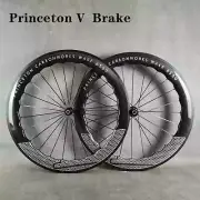 Road Bike Carbon Wheelset 700C V Brake Clincher/Tubeless/Tubular Wheels Glossy