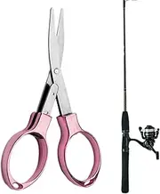 Travel Scissors | Portable Pocket Cutter - Lightweight Safety Retractable Cutting Tool for Hospital Nursing Craft Outdoor Survival Kitchen Prep Travel Sewing Projects