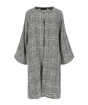 Gianluca Capannolo Checkered Tunic L,M BLACKWHITE