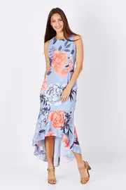 Cosmopolitan Flute Hem Dress--3RD-550-8651-1