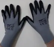 24 Pairs Nylon Latex Men's Work Gloves Medium Gloves Multi Purpose Garden Gloves