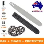 20" Guide Bar and Chain for Baumr-Ag SX62 SX66 62cc 66cc Chainsaw 325 058 76DL