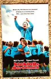Original KICKING & SCREAMING mini Theatrical promo Movie Poster Farrell rolled
