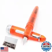 Monteverde MONZA FOUNTAIN PEN (WITH INK VIALS), ORANGE; STUB NIB