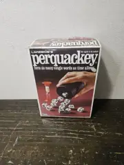 Perquackey Dice Game, Alphabet Make Words, 1975, SEALED