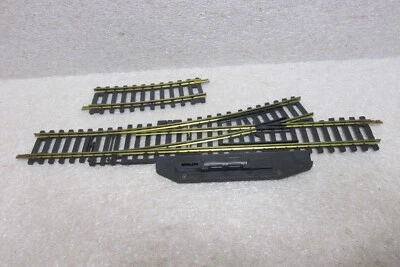 NEW HO SCALE BACHMANN ELECTRIC BRASS LEFT HAND SWITCH #3451