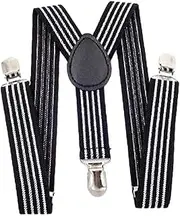 [Generic] Kids Suspenders Tuxedo Suspenders Adjustable Elastic Y Shape Braces Pants Suspender for Boys, Girls, Formal Wear