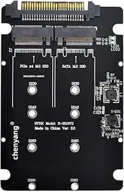 CY PCIE to SATA Adapter SFF-8639 NVME U.2 to Combo NGFF M.2 M-Key SATA PCIe SSD Adapter for Mainboard Replace SSD 750 p3600 p3700