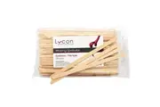 Lycon Disposable Waxing Spatula Tongue Depressors 100 Pack Eyebrows Thin Type