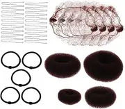 BESTYASH 1 Set Invisible Hair Nets for Updos Hair Accessories with Clips for Dancers and Kitchen Use Chic Bun Maker for Effortless Styling