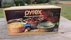 Vintage Pyrex Woodland 3-Piece Bake, Serve & Store Set A70-6-S - New in Box, Col