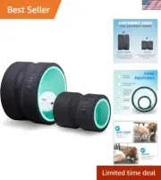 Wheel Foam Roller - Targeted Back Foam Roller for Back Pain Relief, Deep Tiss...
