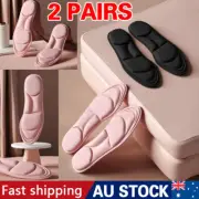 2X Unisex Memory Foam Insoles Inner Sole Insert Air Cushion Heel Foot Shoe Pad