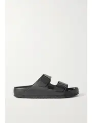 [Birkenstock] Birkenstock - Arizona Leather Sandals - Black - IT40 IT 40 Black