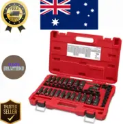 43pc Milwaukee Shockwave 3/8" Drive SAE/Metric Deep 6 Point Impact Socket Set