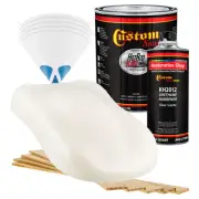 HOT ROD FLATZ SPINNAKER White Gallon Kit URETHANE Flat Auto Car Paint Kit