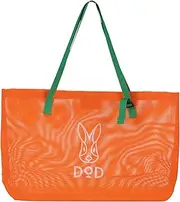 DOD BA103-OR Summertime Ami-chan M Beach Bag, Pool Bag, Lightweight, 35L Capacity, Washable, Foldable, Mesh Bag, for Beach, Shopping, Swimming, Gym, Spa, Spa, Travel, Tote Bag