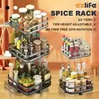 Makeup Storage Free Spin Rotate Bath Kitchen Susan Spice Rack Organiser Shelf