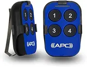 APC Remote Control with 4 Buttons (Blue Colour) - Supplied with Sun Visor Clip