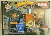 Funko POP & TEE HOBGOBLIN GLOW IN THE DARK EXCLUSIVE **NEW LARGE SIZE**