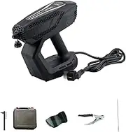 Portable Welding Machine, Handheld Welder Kit, 3500W Inverter Welding Machine with Protected Handles, LCD Digital Display and Work Clamp, for Professional Beginners