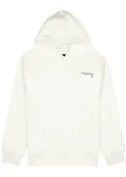Moose Knuckles Deschamps Hooded Cotton Sweatshirt - Off White - M M
