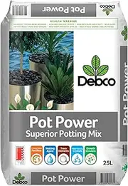 Debco Pot Power Potting Mix Fertiliser, 25 Litre