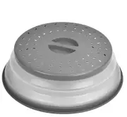 Microwave Plate Cover 10.5'' Round Vented Collapsible Splatter Proof With Easy