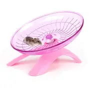 Nevenka Hamster Silent Running Exercise Wheel Small Pet Toy-Pink