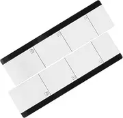 HAPINARY 2pcs Computer Monitor Memo Board Message Reminder Pads for Office Side Panel Holders Keep Memos Organized for Work Schedule Planning