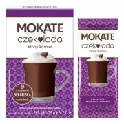 ☕️ MOKATE HOT CHOCOLATE DRINK - SALTED CARAMEL - 8x25G SACHETS - BELGIAN