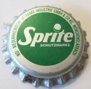 Sprite Germany crown bottle caps kronkorken capsule chapas