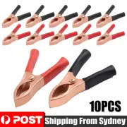10PCS 30A Car Alligator Clips Battery Clamps/Crocodile Clip Aligator Clips New
