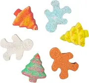 Christmas Gingerbread Man Bath Salt 6 Pack Essential Oils Natural Spa Bathing for Relaxation