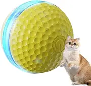 Moving Ball Cat Toy,Smart Jumping Ball Cat Ball - Rechargeable, 2 Modes, Electric Pet Kitten Toy for Small Medium Large Kitten