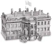 Piececool 3D Puzzles DIY Model Kits for Adults 3D Metal Puzzle- DIY 3D Metal Jigsaw Puzzle- Ideal Christmas and New Year Gift - The White House