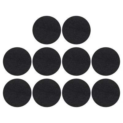 2.4" Dia.Incense Burner Pad 10pcs Coil Incense Holder Mat Black Ash Catcher