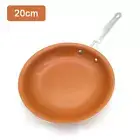 Non-Stick Copper Frying Pans Skillets with Coating Induction Cooking Oven Cookin