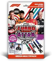 Topps Turbo Attax Formula 1 2024 - Mega Multipack - Contains 39 Turbo Attax Cards plus 2 Limited Edition Cards