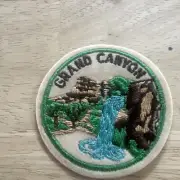 Grand Canyon National Park Waterfall 2.5" Round Embroidered Souvenir Patch Badge