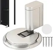 Mechanical Door Stopper | Silent Windproof Mechanical Exterior Door Stop,No Punching | Adjustable Height Aluminum Alloy Door Floor Stopper with Screw Or Strong Double-Sided Tape