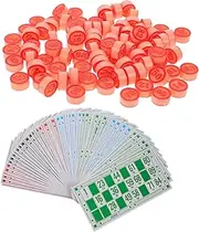 TOBBOMEY Bingo Game Props Bingo Number Chess Set Lightweight Portable for Parties Homes Schools