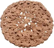 [OATIPHO] Retro Stylish Beanie Hollow-Out Beret Hat Warm Wool Cap for All Seasons Khaki