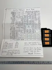 Atari - Moto Frenzy- Rom Update Set w/Instructions - NOS