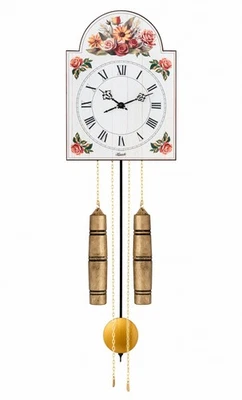 Black Forest shield clock 8 day running time by Hermle HE 61026-000261 NEW