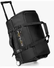 Ponhog Rolling Duffle Bag-60L Large Wheeled With Shoe Compartment Weekender Bag
