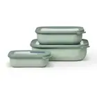 NEW MEPAL CIRQULA 3 PIECE RECTANGLE MULTI BOWL SET SMALL Container NORDIC SAGE