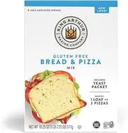 King Arthur, Gluten-Free Bread and Pizza Mix, Gluten-Free, Non-GMO Project Verified, Certified Kosher, 18.25 Ounces